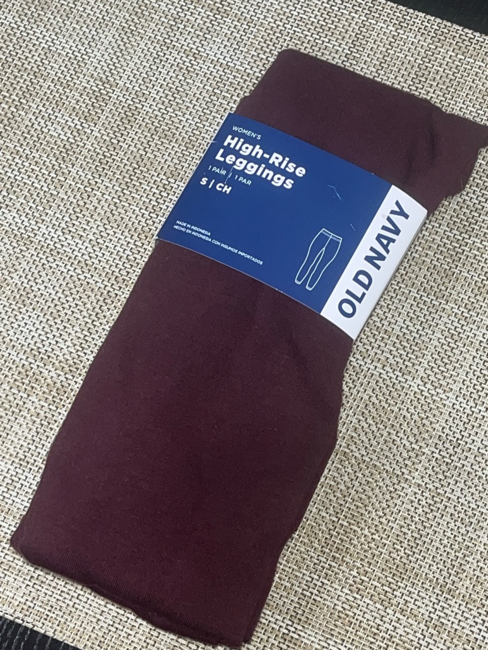 Old Navy High-Rise Leggings - Burgundy Small